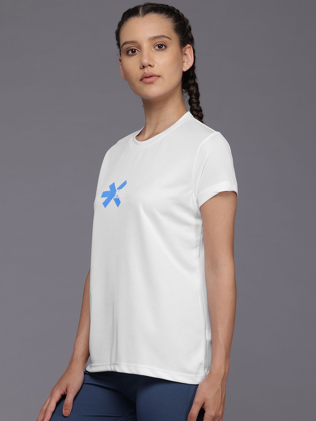HRX by Hrithik Roshan Women Printed Rapid-Dry Running T-shirt