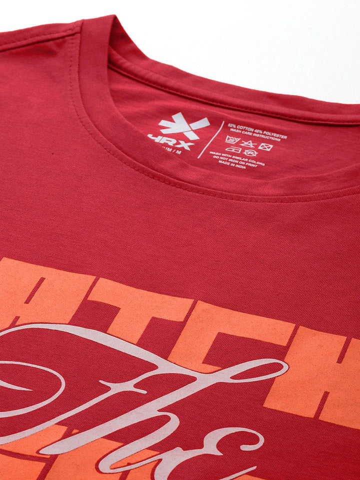 HRX by Hrithik Roshan Typography Printed Lifestyle T-shirt