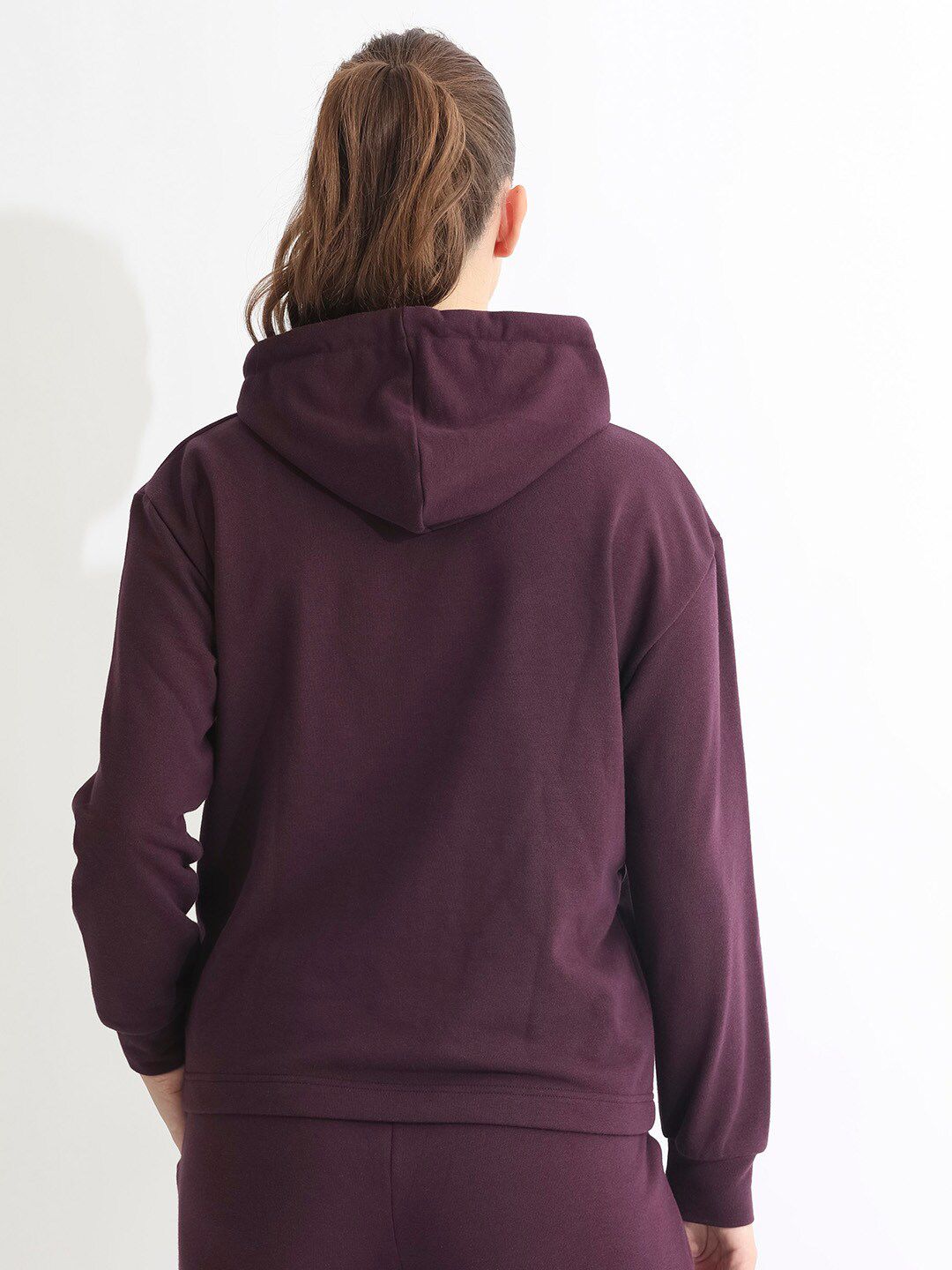 RAREISM Graphic Printed Hooded Cotton Sweatshirt