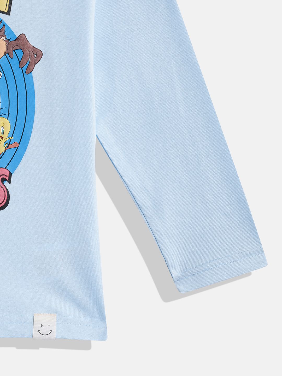 Happy Faces Boys Looney Tunes Printed Pure Cotton T-shirt