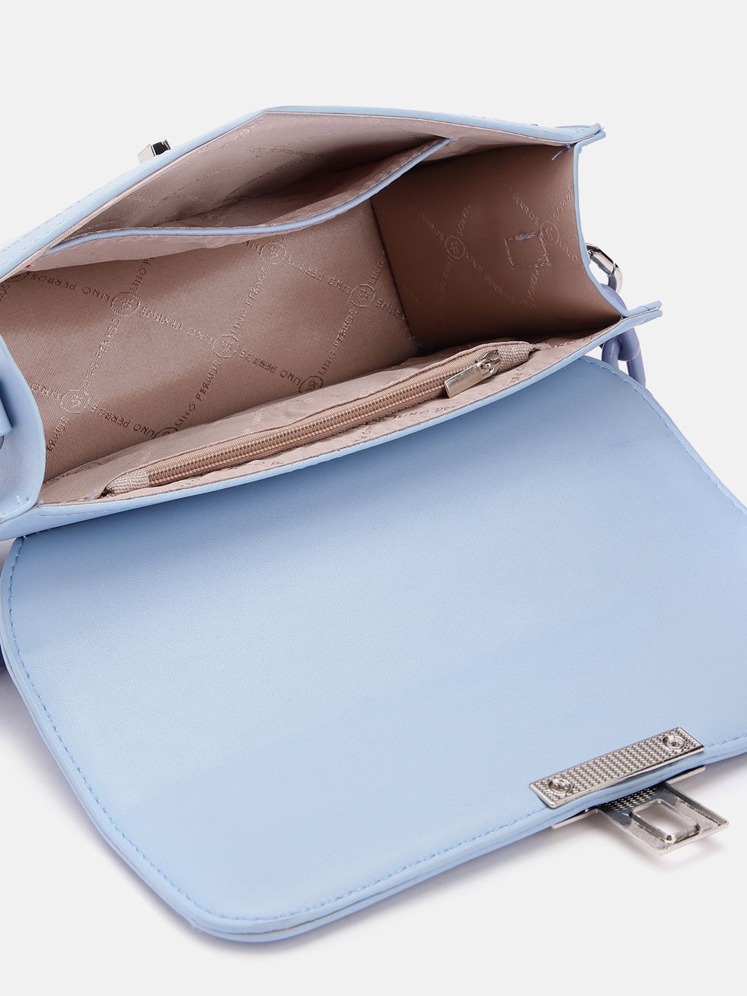 Lino Perros Floral Printed Structured Handheld Bag