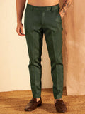DENNISON Men Smart Tapered Fit Easy Wash Trousers