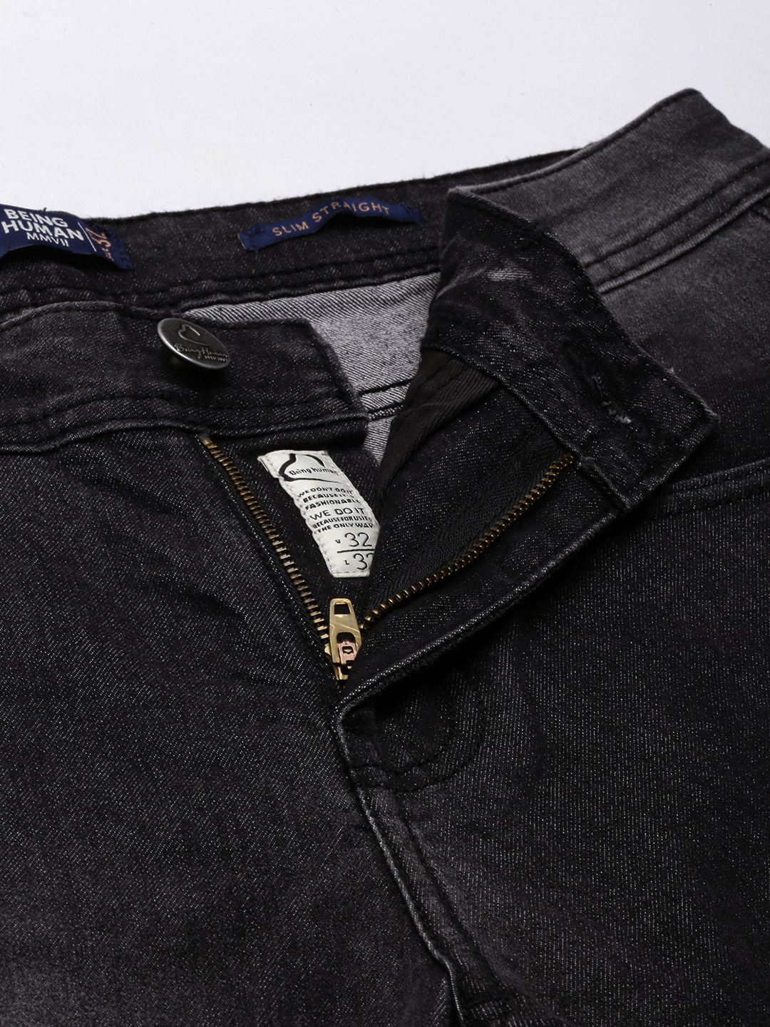 Being Human Men Light Fade Stretchable Slim Fit Jeans