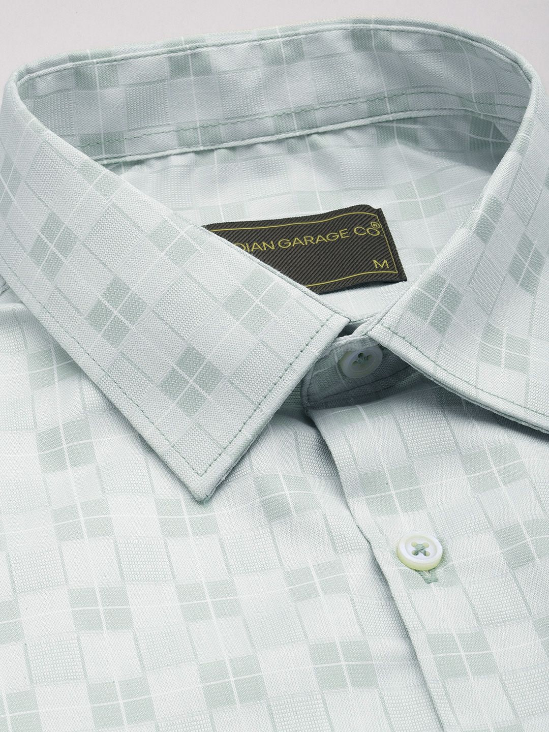 The Indian Garage Co. X Luxe Slim Fit Checked Formal Shirt