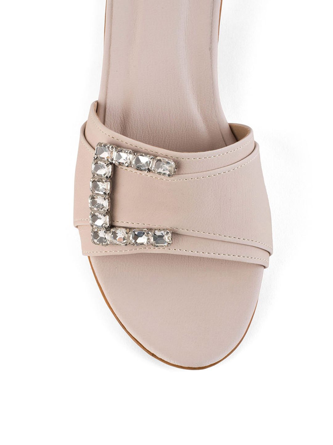 Lino Perros Women Embellished Open Toe Flats