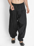 Vastramay Men Cotton Black Black Salwar