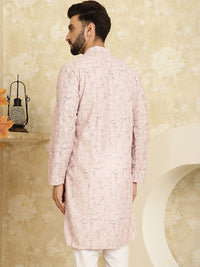 SOJANYA Floral Printed Thread Work Pure Cotton Kurta Biasa