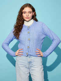 STREET 9 Self Designed Acrylic Cardigan