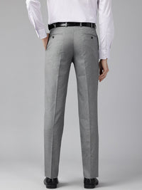 Park Avenue Men Checked Formal Trousers