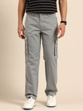 Being Human Men Slim Fit Cargos Trousers