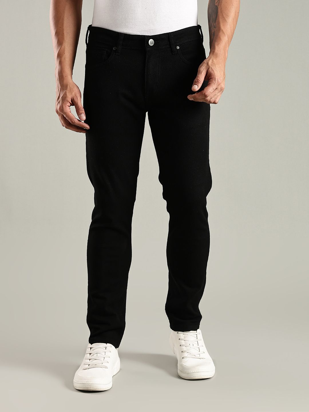 Thomas Scott Men Original Slim Fit Mid-Rise Jeans
