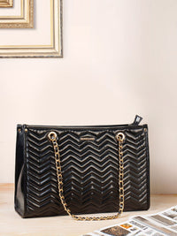 Berrylush Structured Sling Bag with Quilted