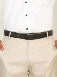 Teakwood Leathers Men Textured Leather Reversible Formal Belt