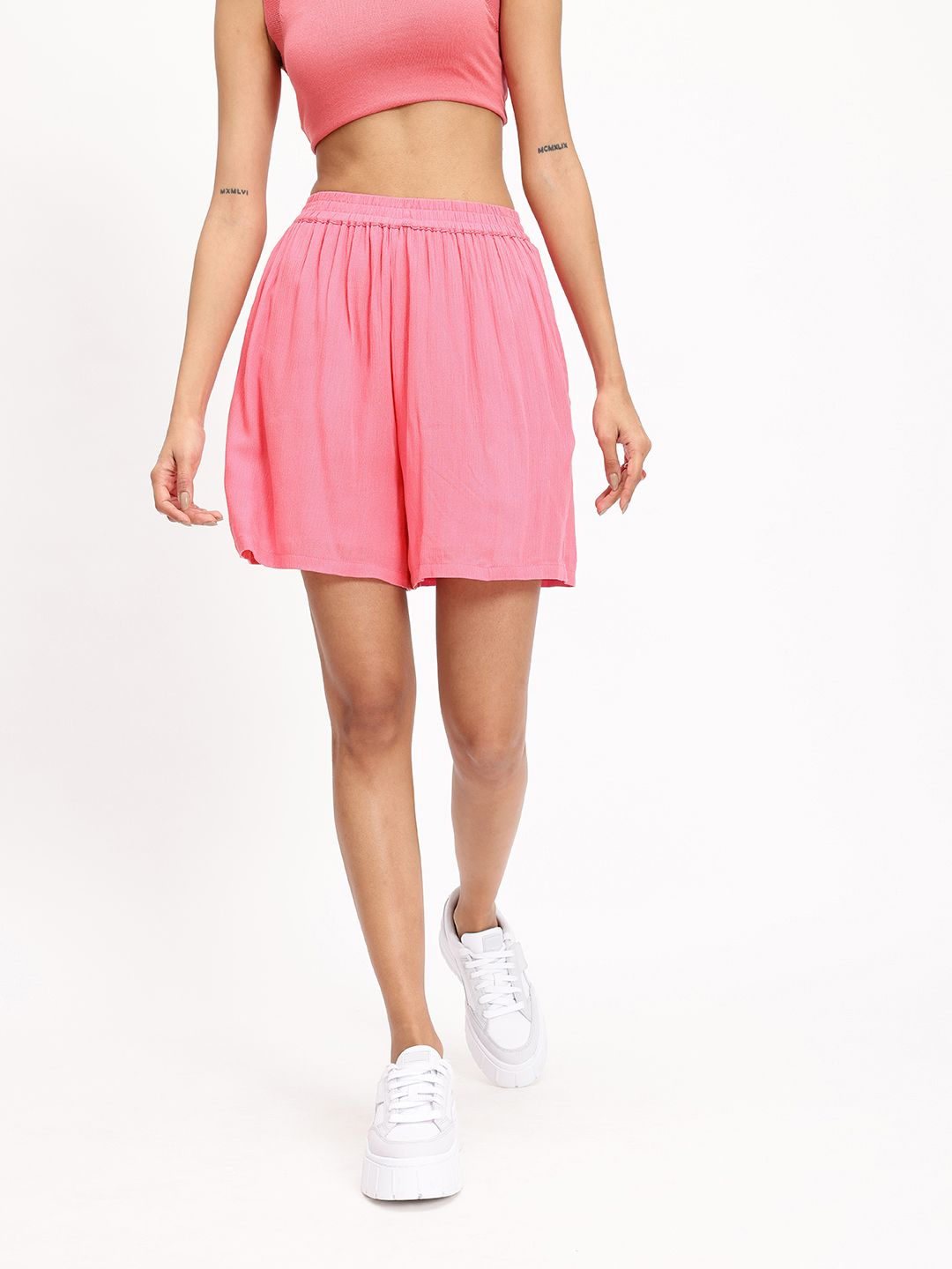 DressBerry Summery Darling Crinkled Shorts