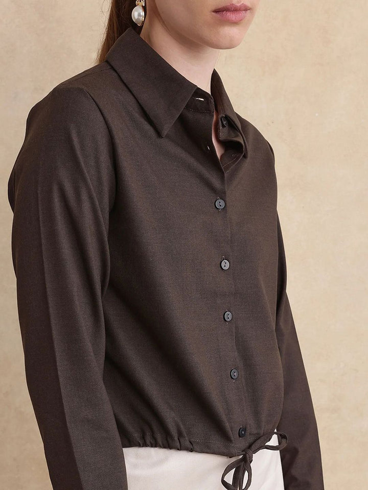 Rareism Women Shirt Shirt Shirt Style Tops