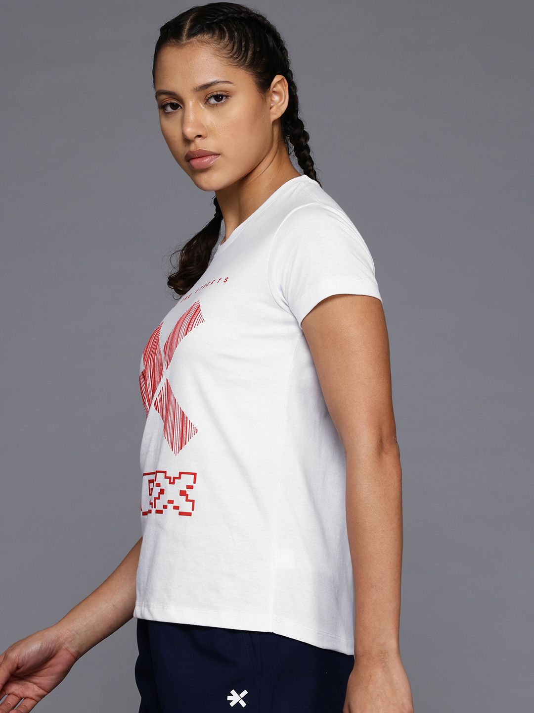 HRX by Hrithik Roshan Brand Logo Printed T-shirt