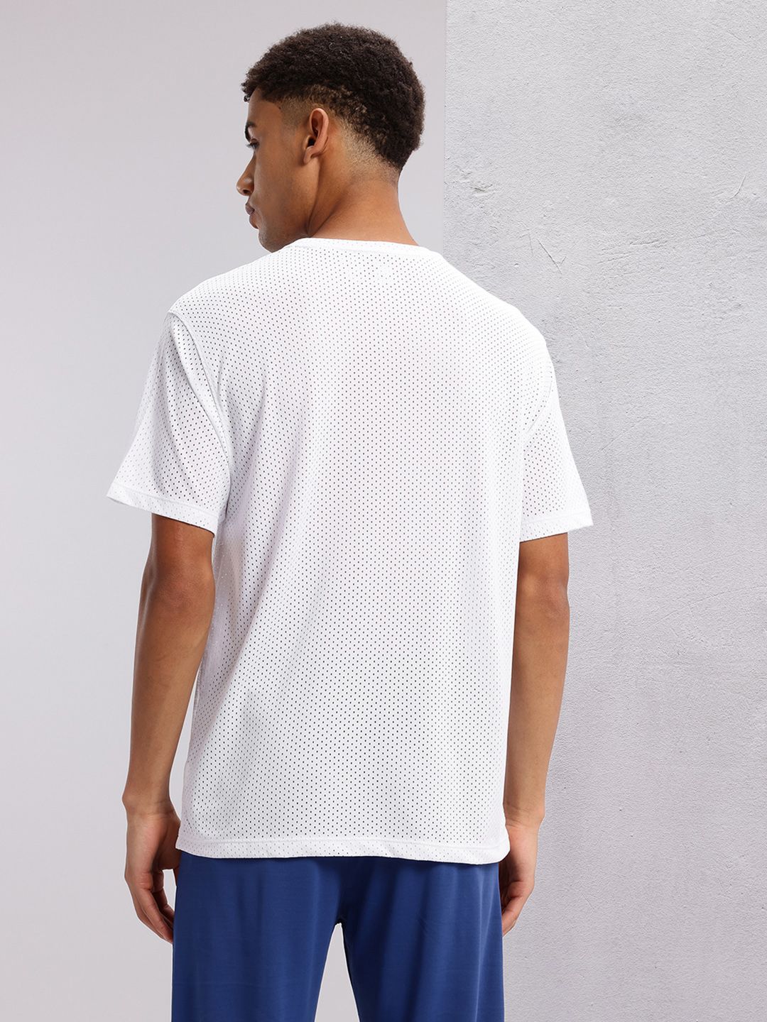 HRX by Hrithik Roshan Rapid-dry Typography Printed Drop-Shoulder Sleeves Training T-shirt