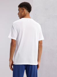 HRX by Hrithik Roshan Rapid-dry Typography Printed Drop-Shoulder Sleeves Training T-shirt