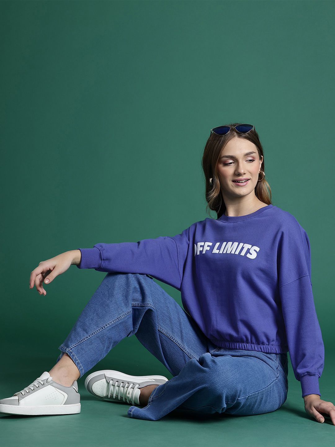 DressBerry Women Printed Sweatshirt