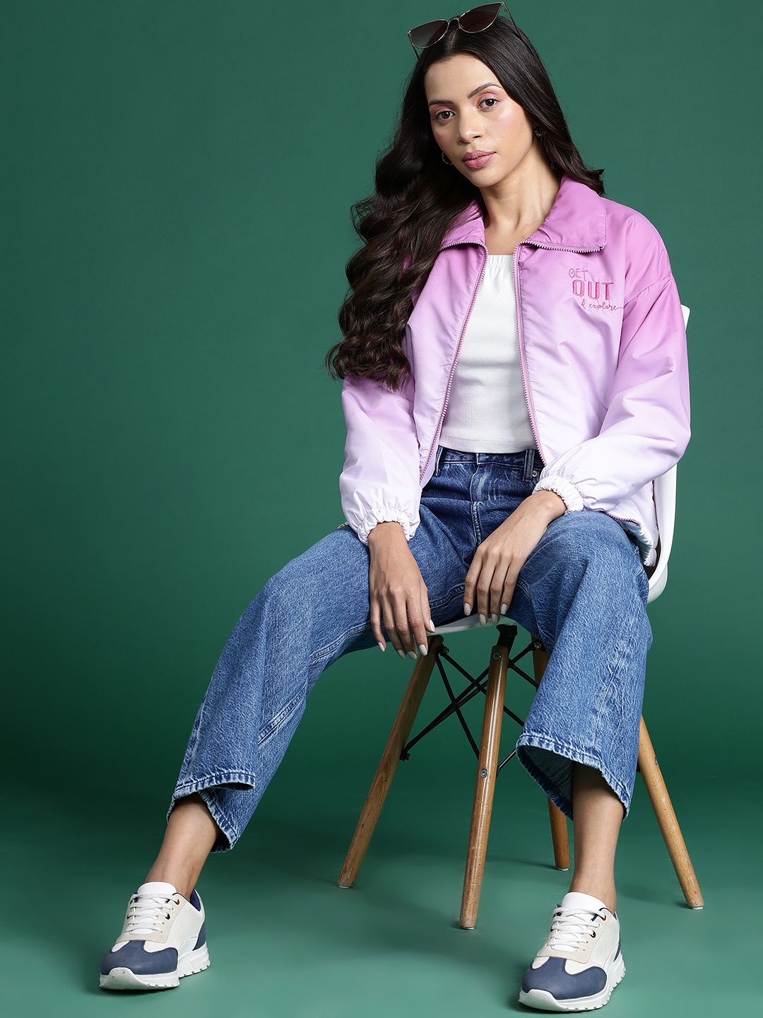 DressBerry Ombre Padded Jacket