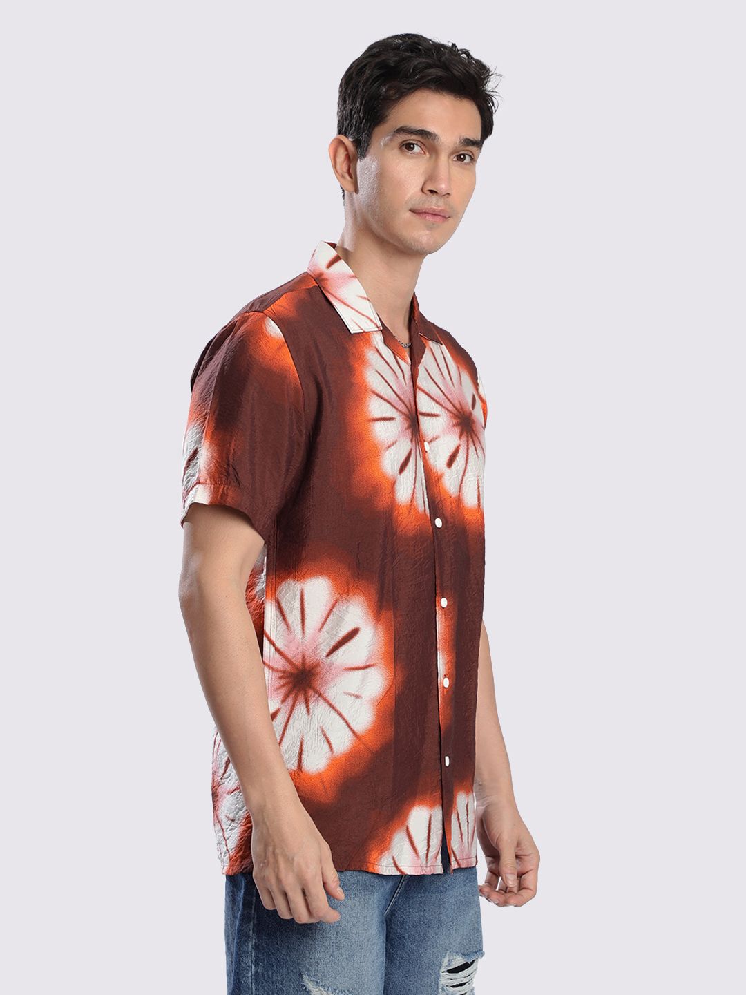Bene Kleed Men Tie & Dye Casual Shirt