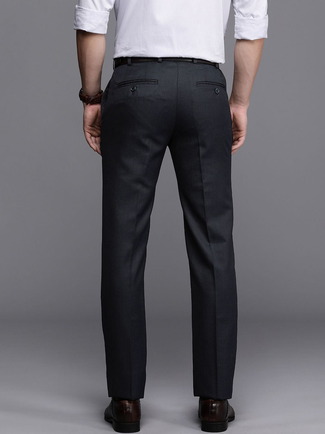 Raymond Men Slim Fit Formal Trousers