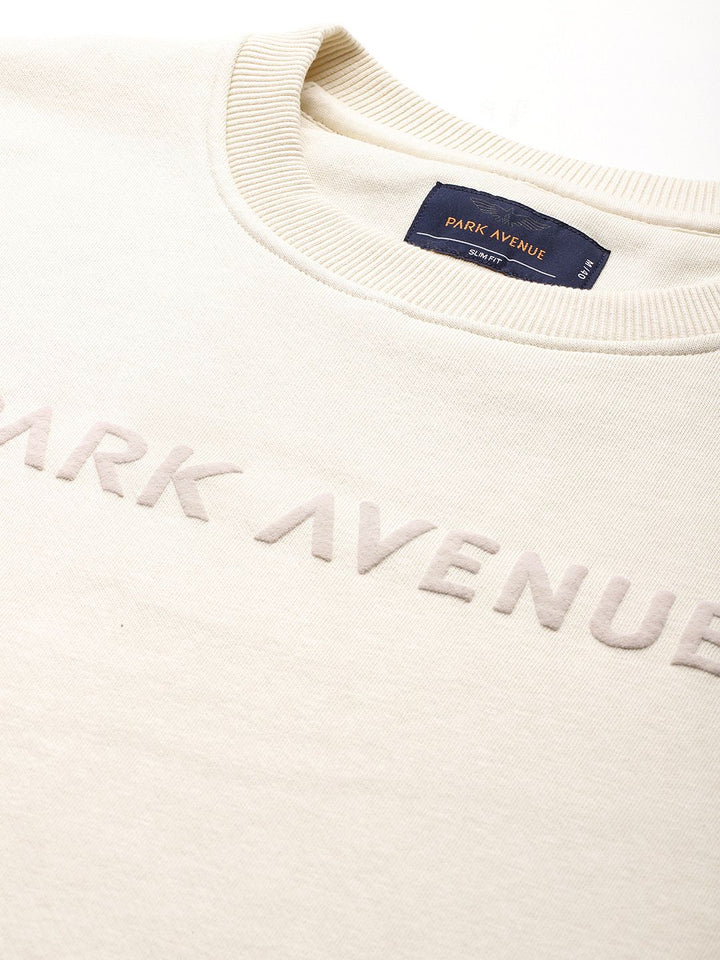Park Avenue Brand Logo Printed Pullover Sweatshirt