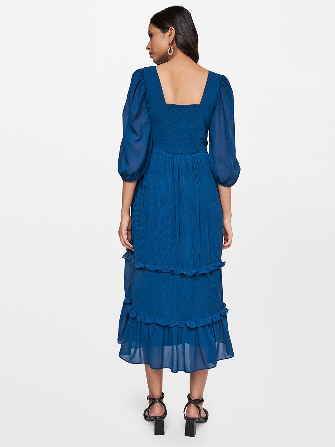 AND Women Blue Midi Dress