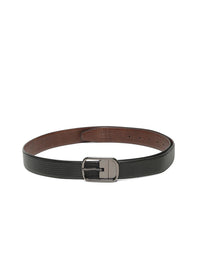 Teakwood Leathers Men Textured Leather Reversible Formal Belt