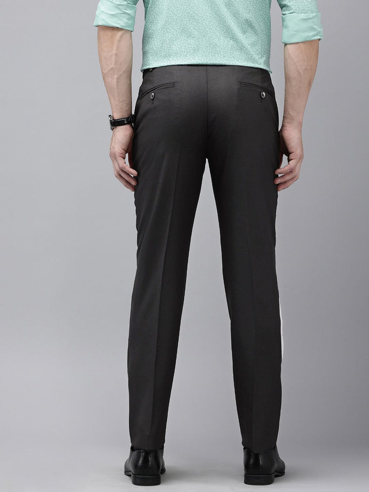Park Avenue Men Textured Formal Trousers