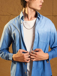 DENNISON Drop Shoulder Oversized Ombre Dyed Shirt