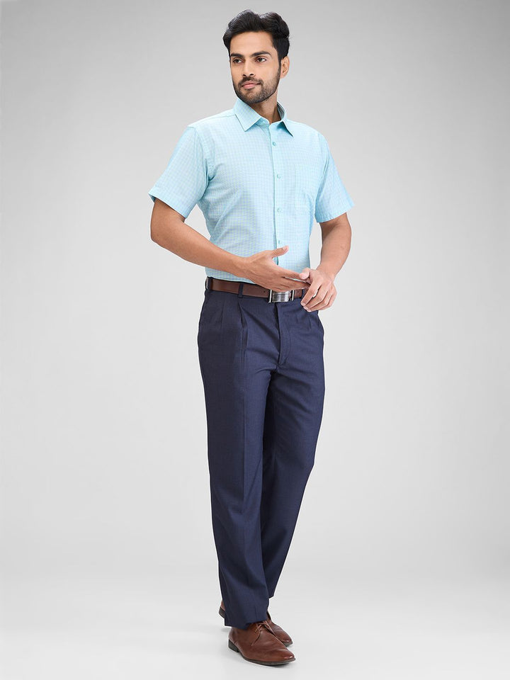 Raymond Checked Pure Cotton Contemporary Fit Shirt