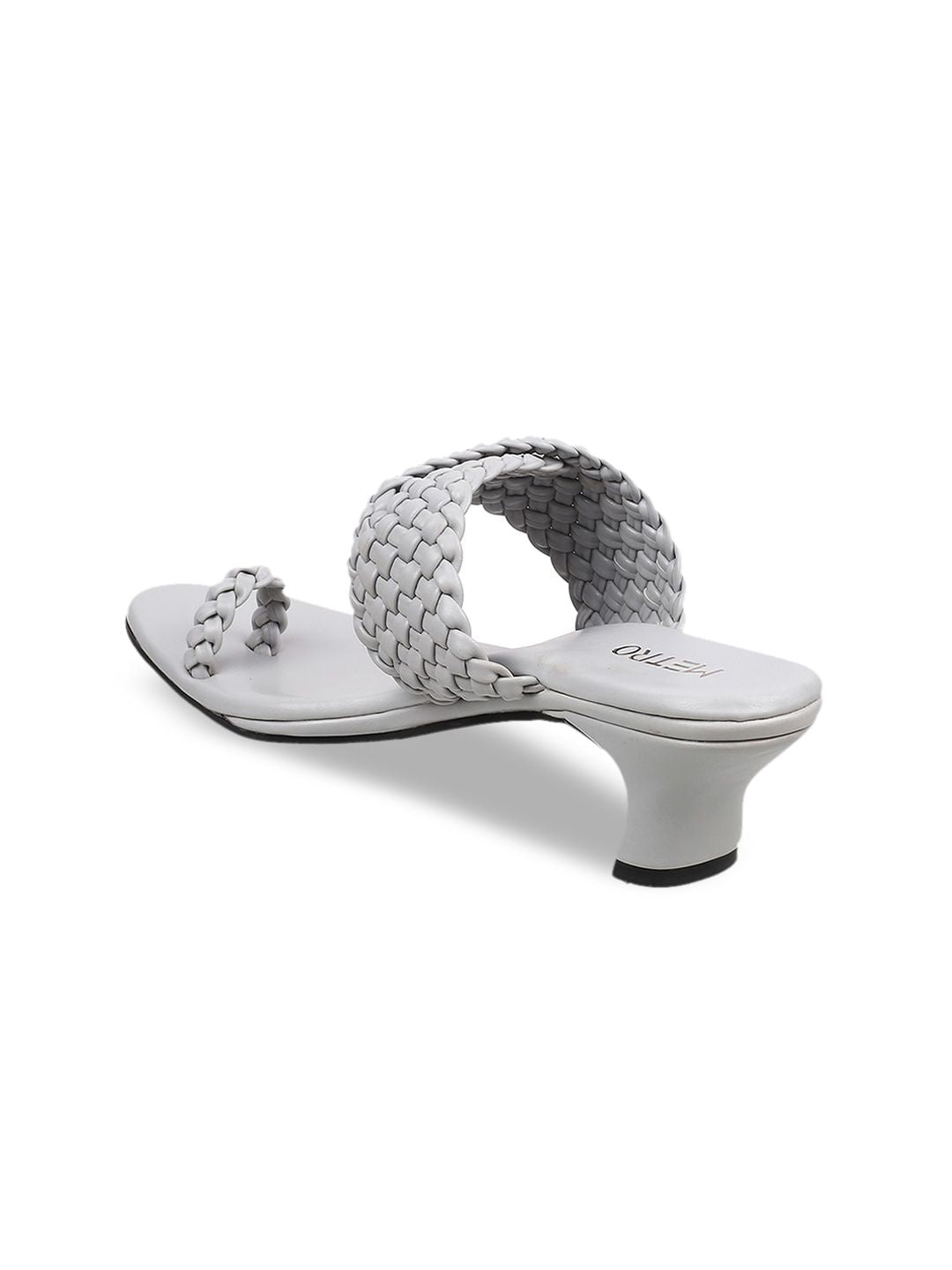 Metro Grey Kitten Heels