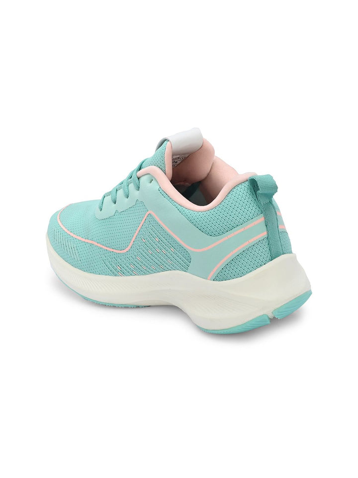 HRX by Hrithik Roshan Women Sea Green & White Memory Foam Mesh Running Shoes