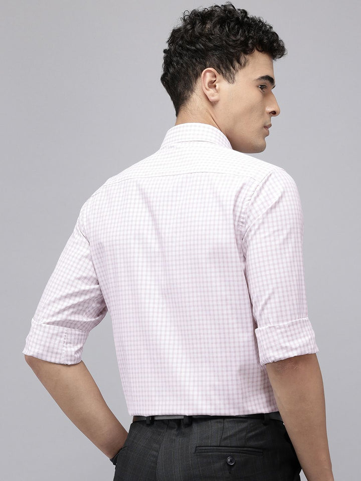 Park Avenue Slim Fit Checked Formal Shirt
