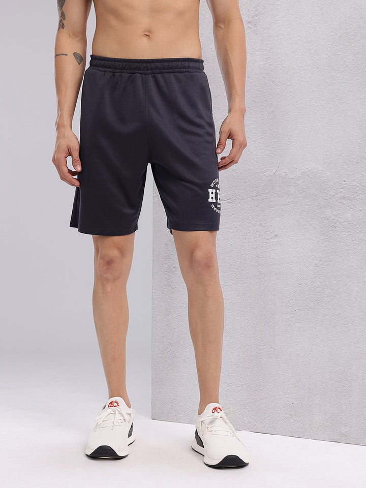 HRX by Hrithik Roshan Men Typography Print Rapid-Dry Training Shorts