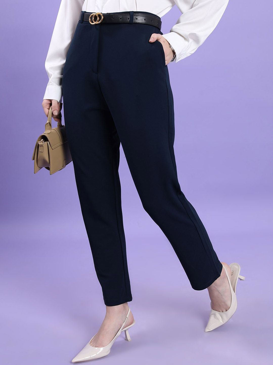 Tokyo Talkies Women Slim Fit Trousers