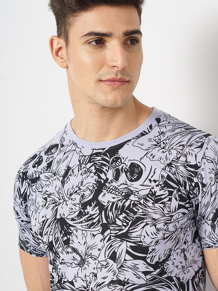 The Indian Garage Co Typography Printed Round Neck T-shirt