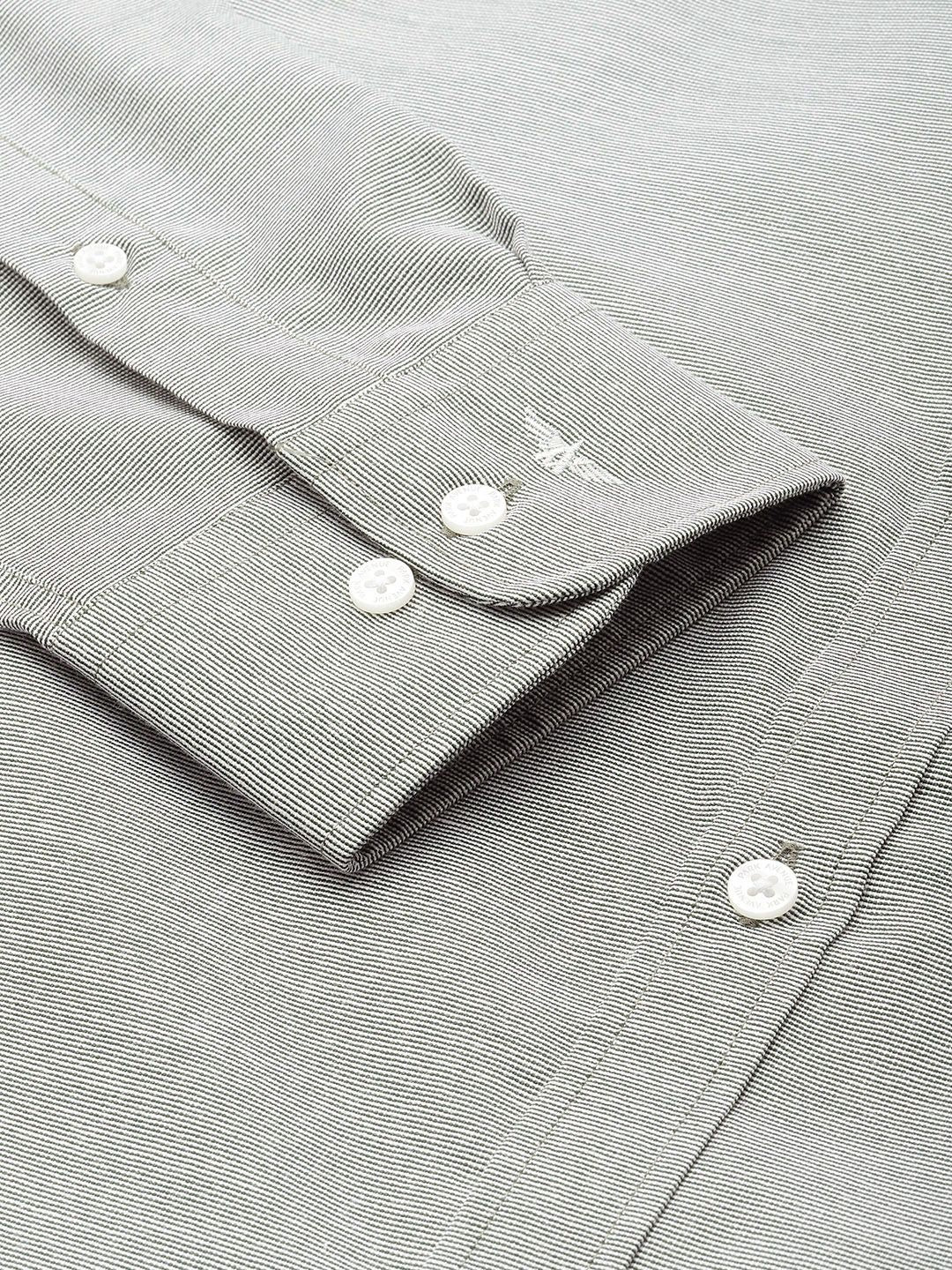 Park Avenue Self Design Textured Slim Fit Opaque Easy Care Formal Shirt