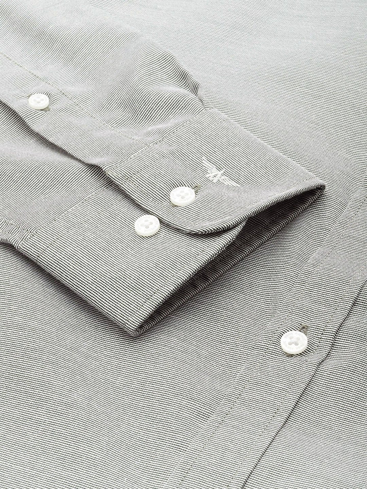Park Avenue Self Design Textured Slim Fit Opaque Easy Care Formal Shirt