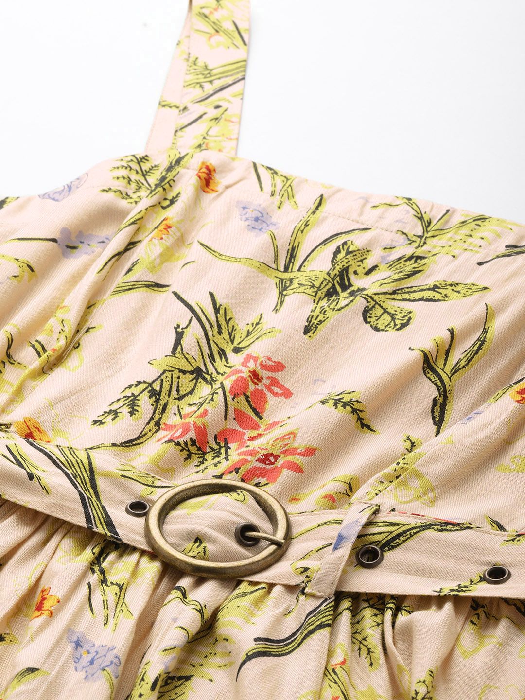 all about you Floral Print Midi Fit & Flare Dress