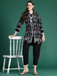 Indo Era Floral Embroidered Pure Cotton Co-Ords