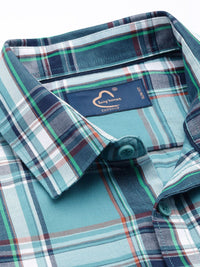 Being Human Slim Fit Opaque Pure Cotton Checked Casual Shirt