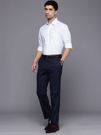 Raymond Slim Fit Micro Checks Pure Cotton Formal Shirt