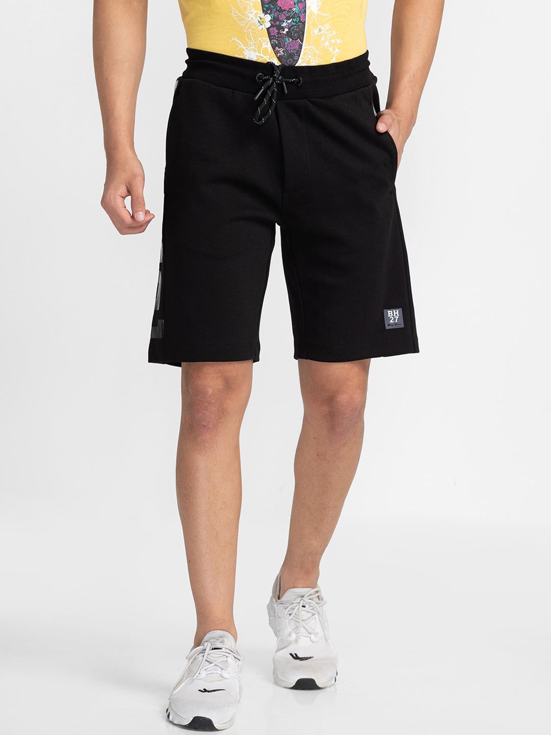 Being Human Men Mid-Rise Regular Fit Sports Shorts