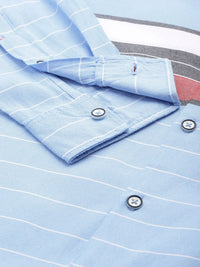The Indian Garage Co Men Slim Fit Multi Stripes Opaque Casual Shirt