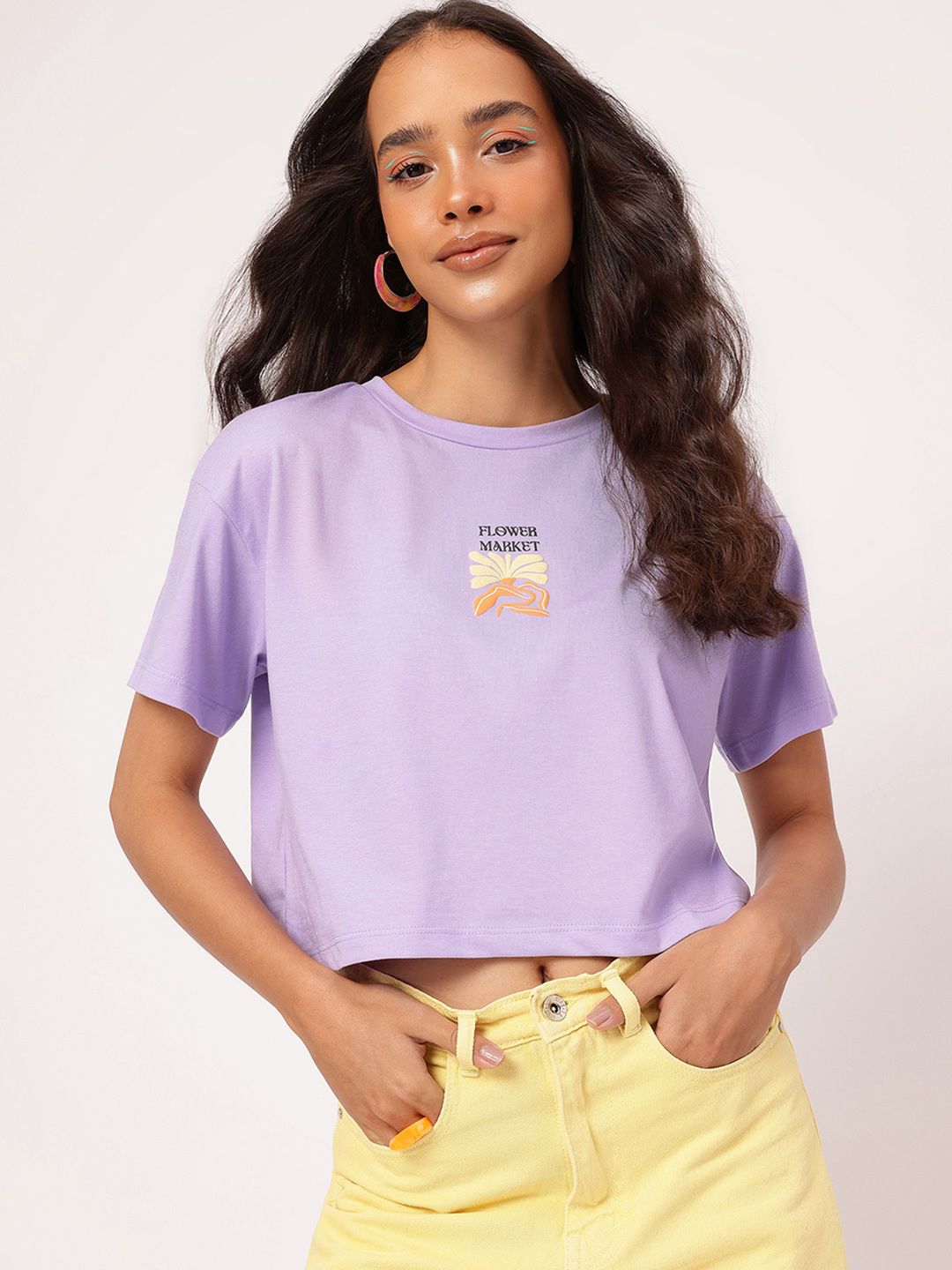 DressBerry Pastel Powerhouse Flower Tribe T-shirt