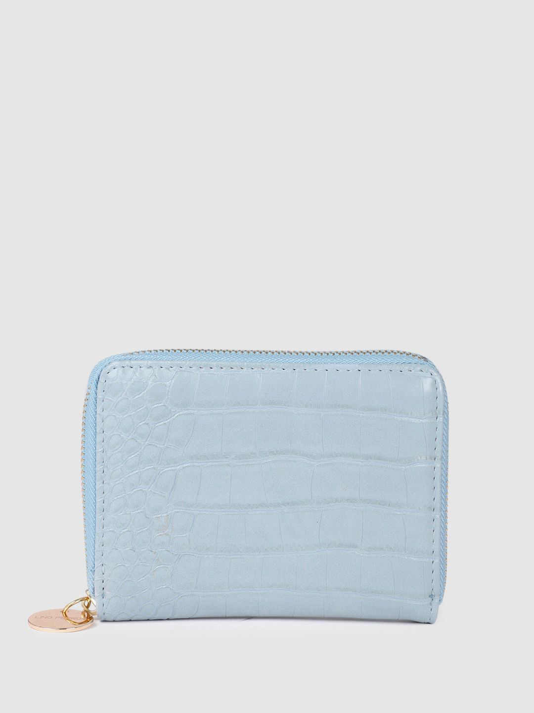 Lino Perros Women Croc & Snakeskin Textured Zip Around Wallet