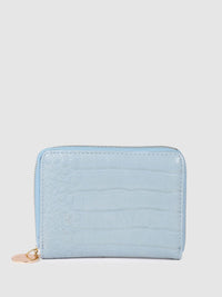 Lino Perros Women Croc & Snakeskin Textured Zip Around Wallet