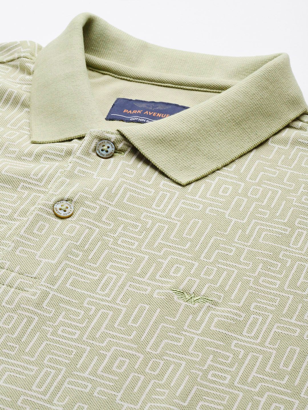 Park Avenue Printed Polo Collar T-shirt